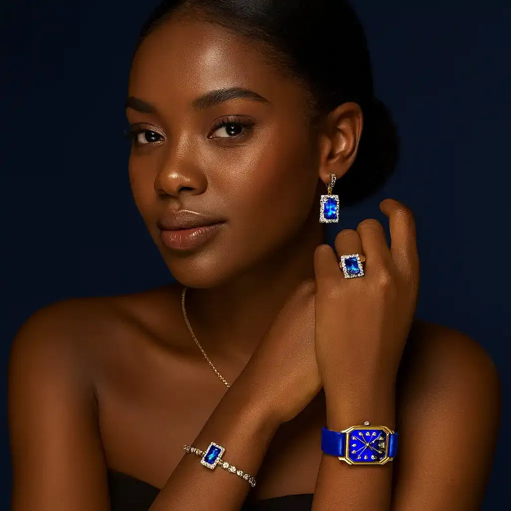 ✨ Ensemble Montre et Bijoux de Luxe pour Femme ✨